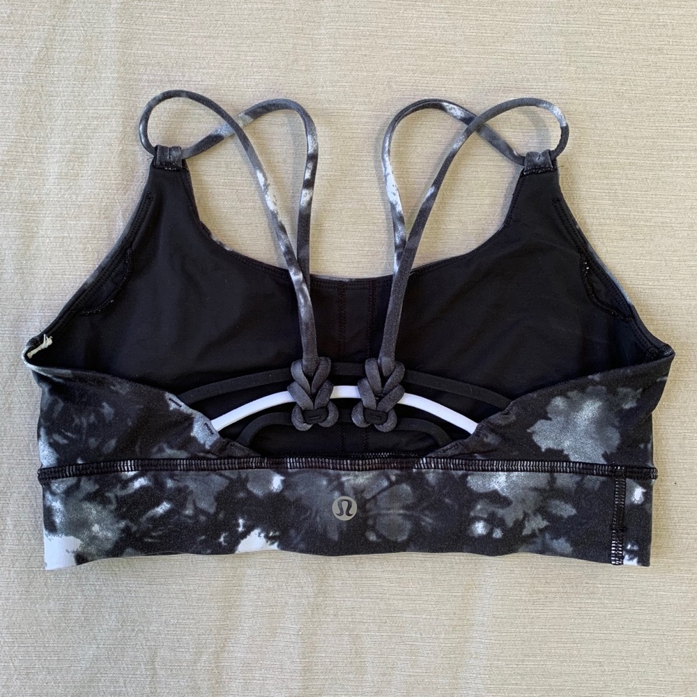 lululemon strappy tie-dye sports bra